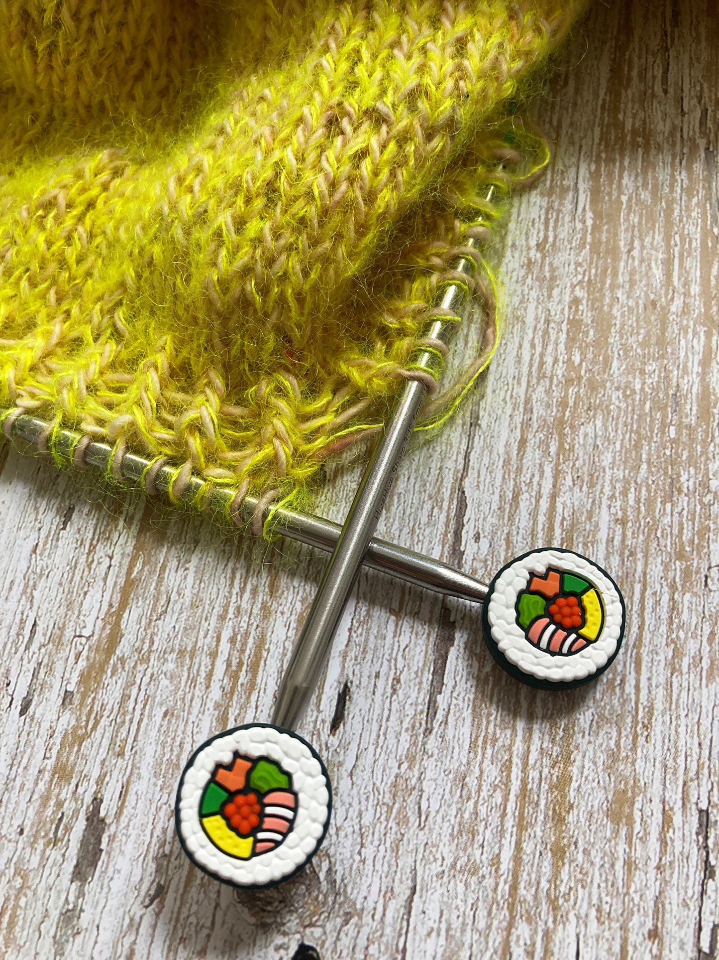 Hell Candy | Knitting Needle Protectors - Sushi