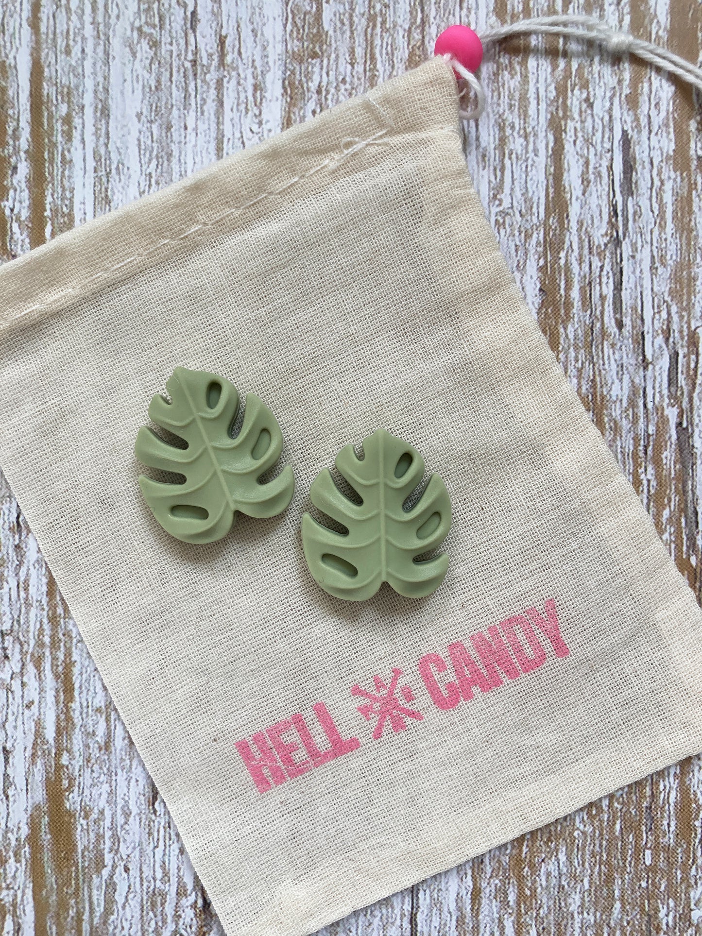 Hell Candy | Knitting Needle Protectors - Monstera