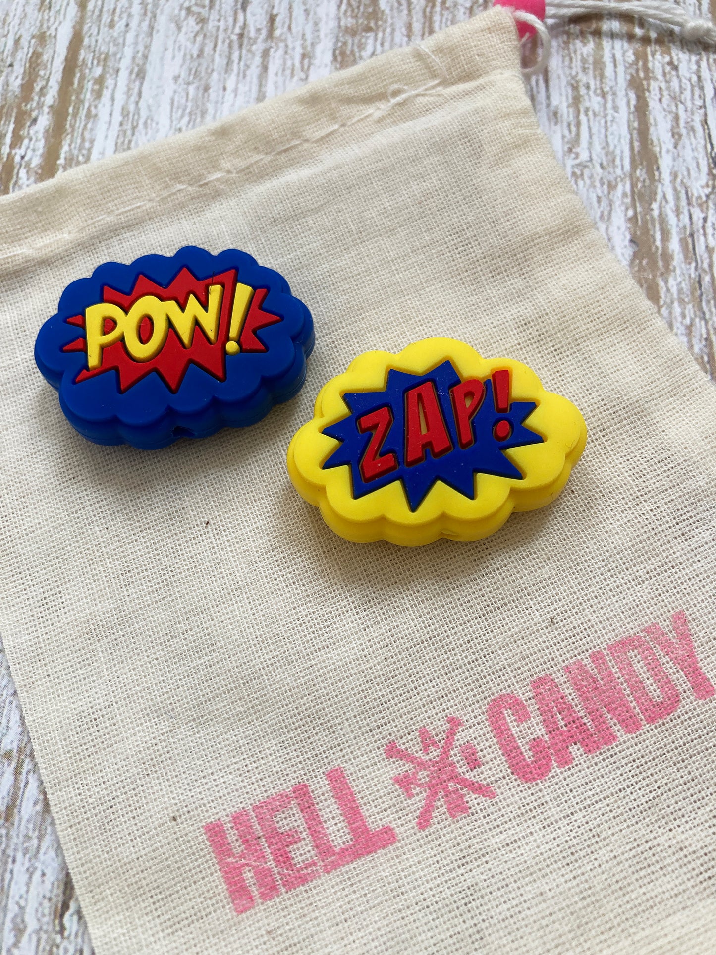 Hell Candy | Knitting Needle Protectors - Pow & Zap!