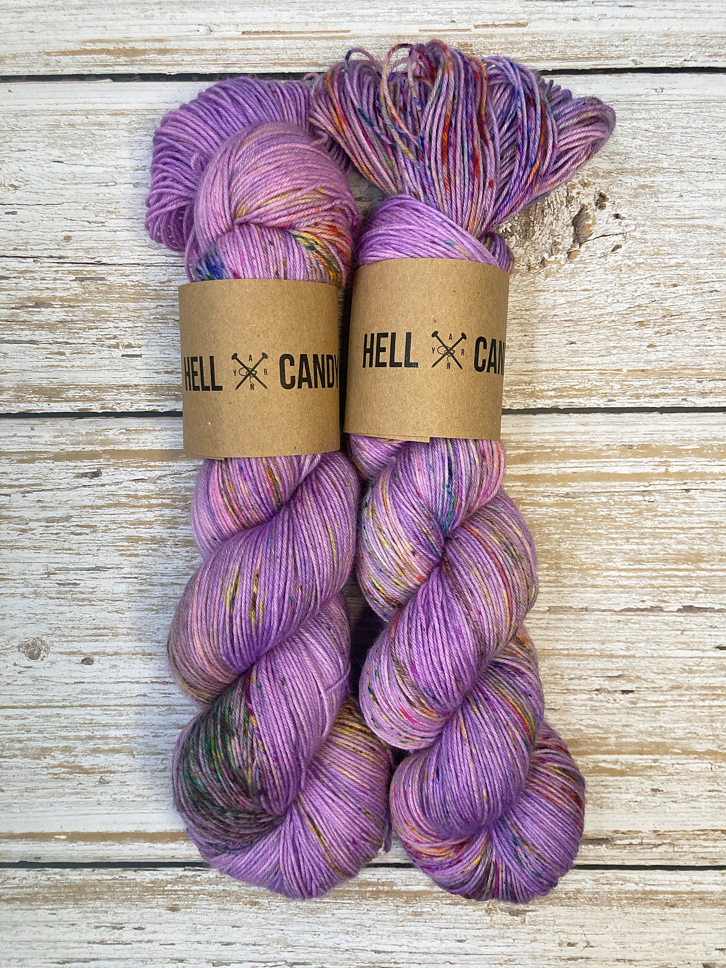 Hell Candy | hand dyed merino blend luxe sock yarn - Elixir 2.0
