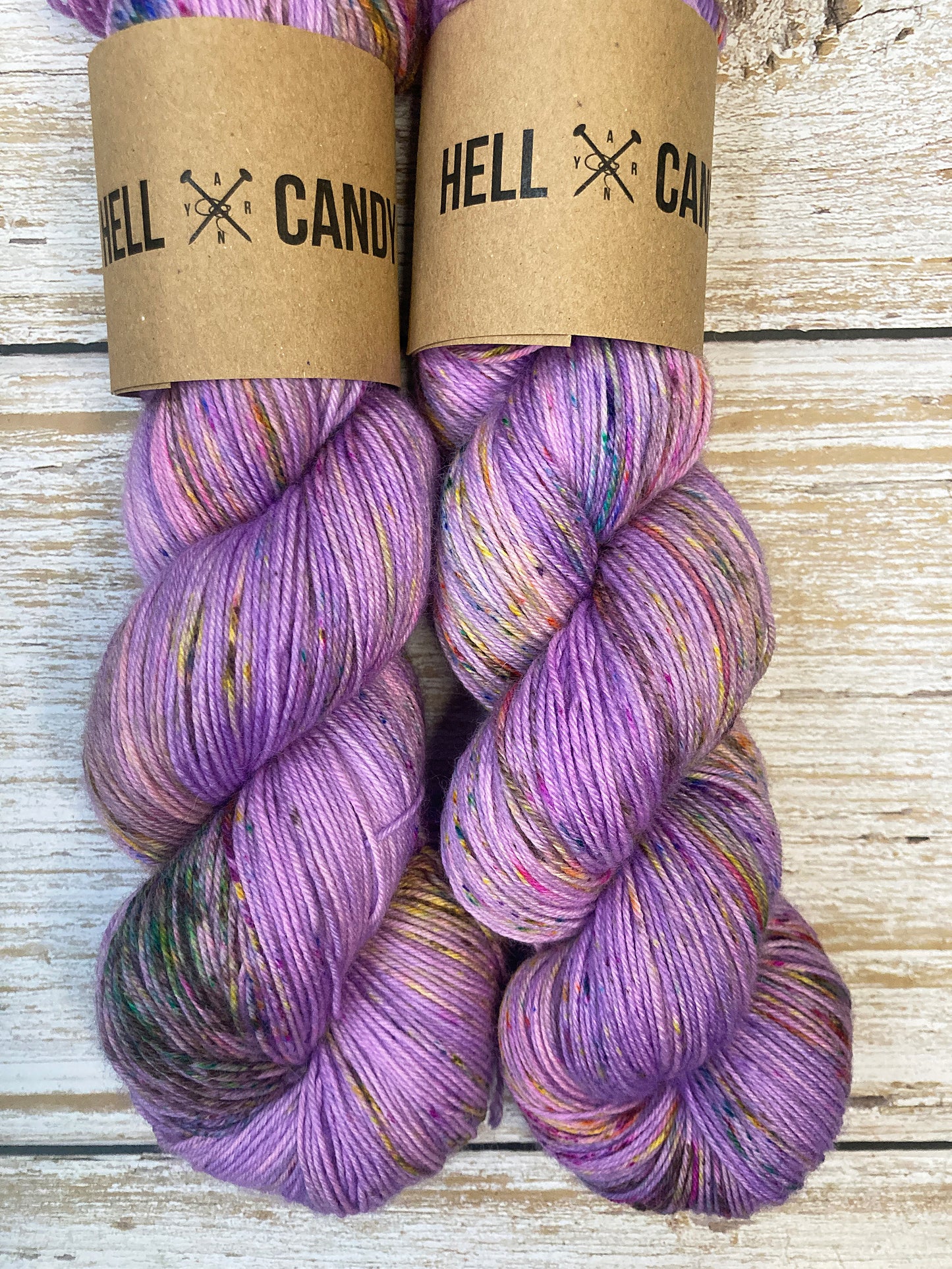 Hell Candy | hand dyed merino blend luxe sock yarn - Elixir 2.0