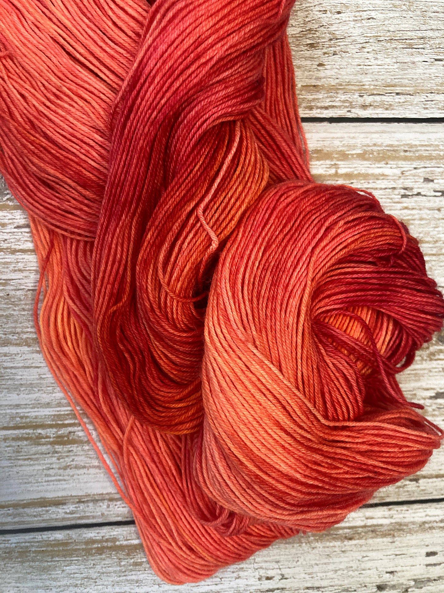 Hell Candy | hand dyed merino blend luxe sock yarn - Lava