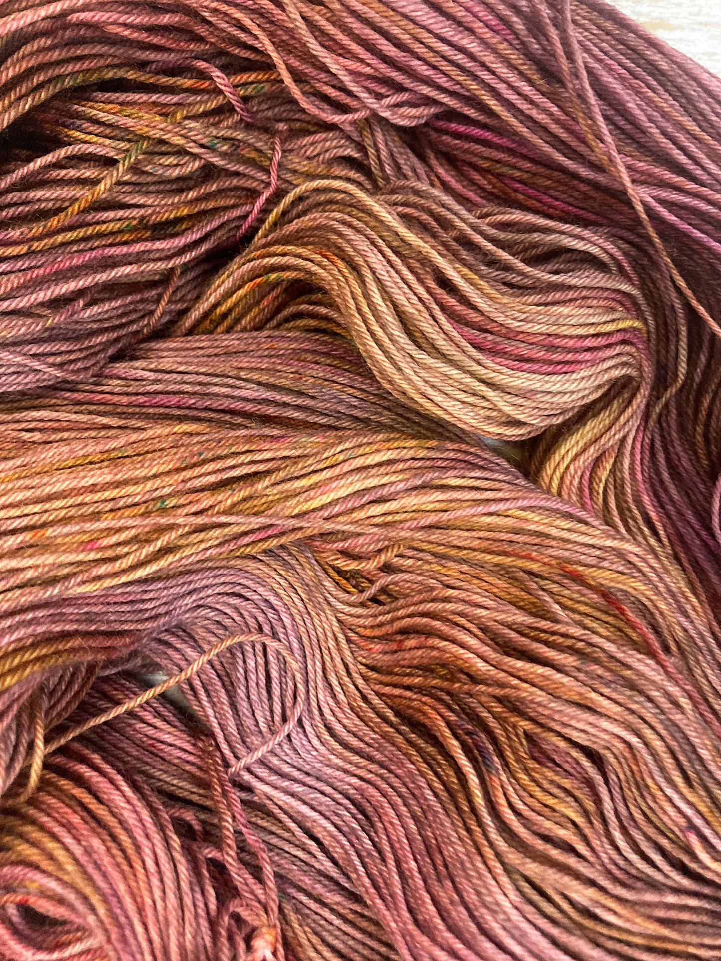 Hell Candy | hand dyed merino blend luxe sock yarn - Hawthorn