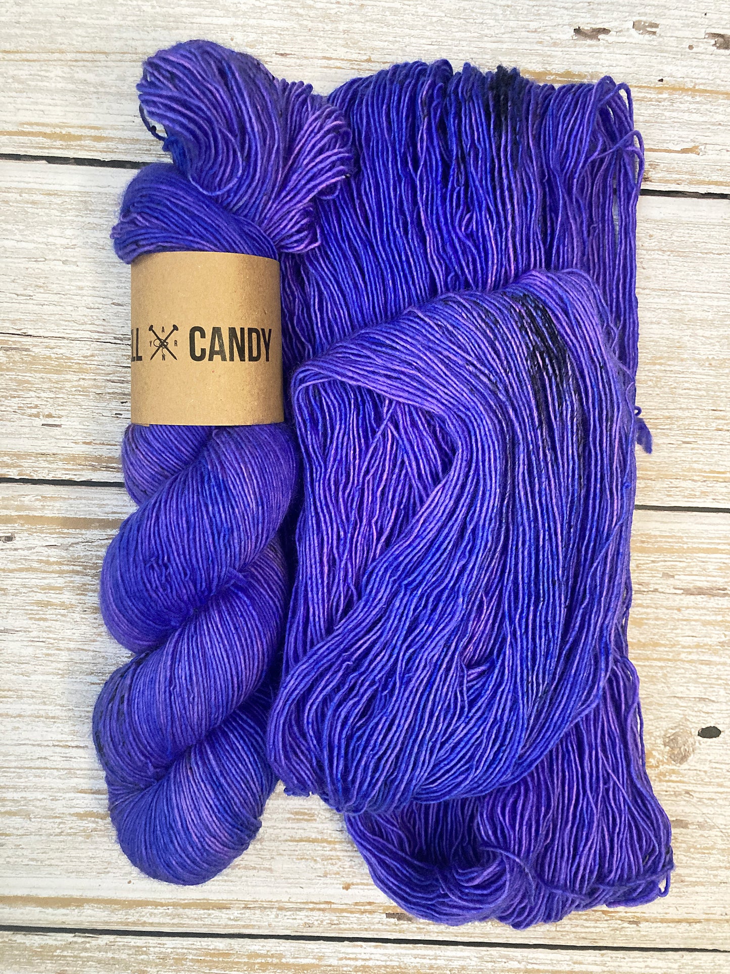 Hell Candy | hand dyed merino single ply yarn - Potion