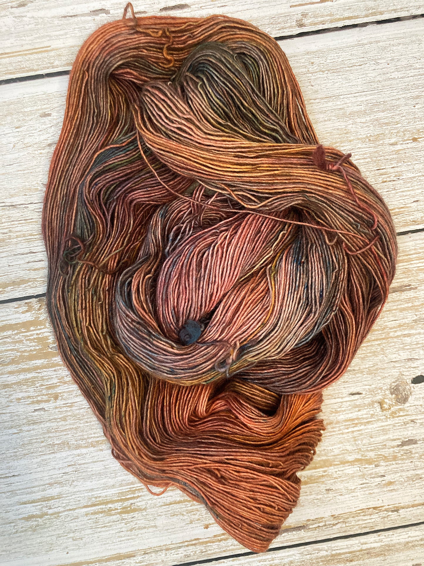 Hell Candy | hand dyed merino single ply yarn - Forage