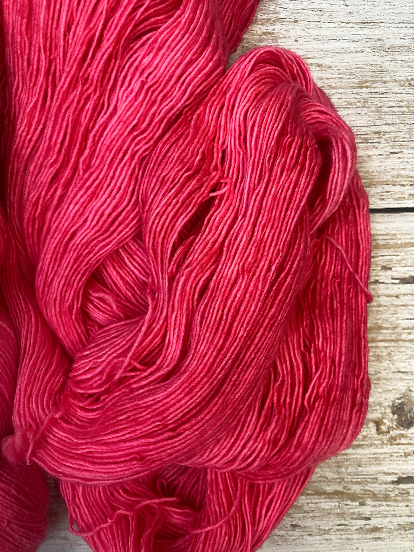 Hell Candy | hand dyed merino single ply yarn - Snog