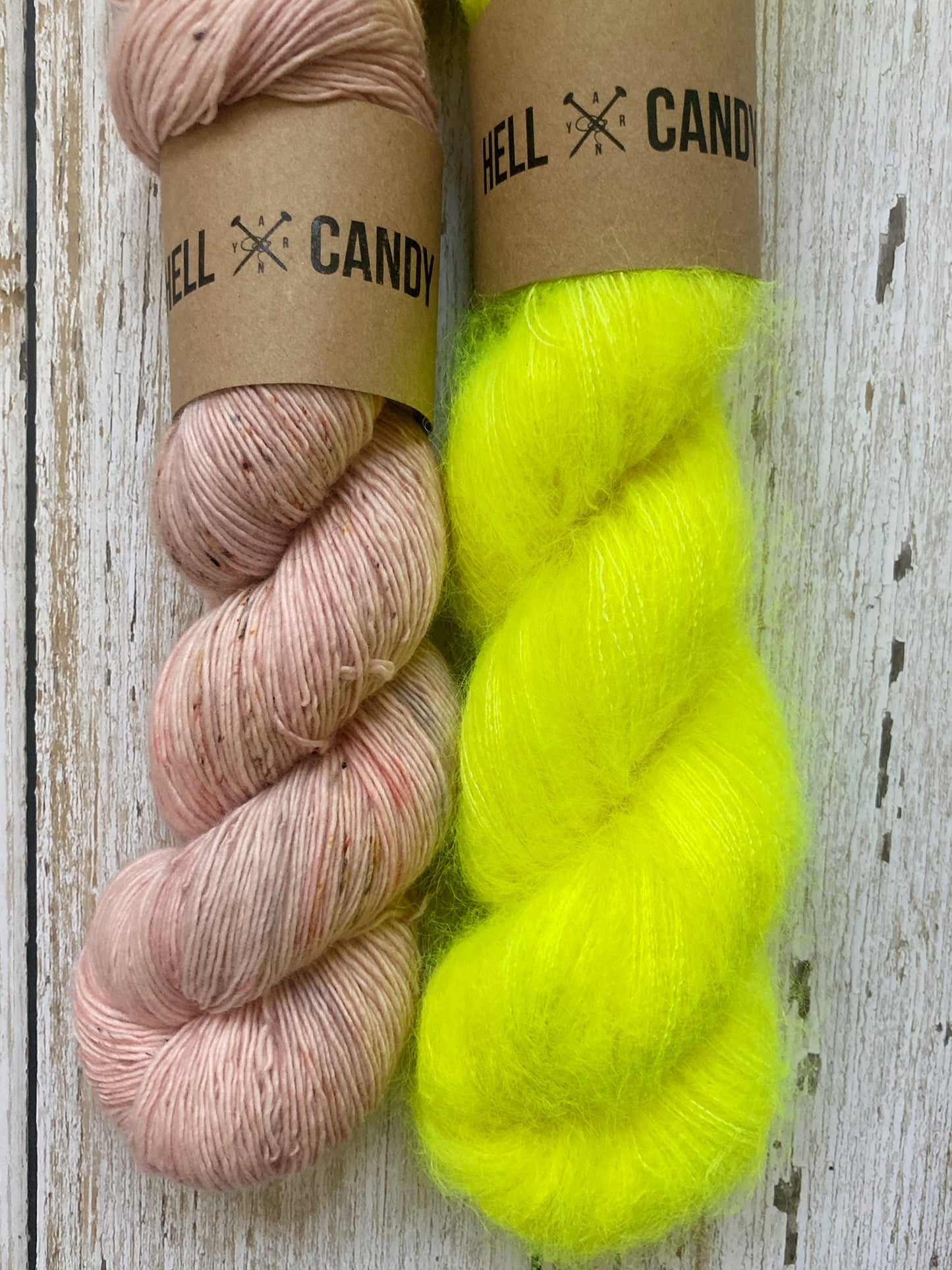 Hell Candy | hand dyed merino single ply yarn - Desert Rose (Copy)