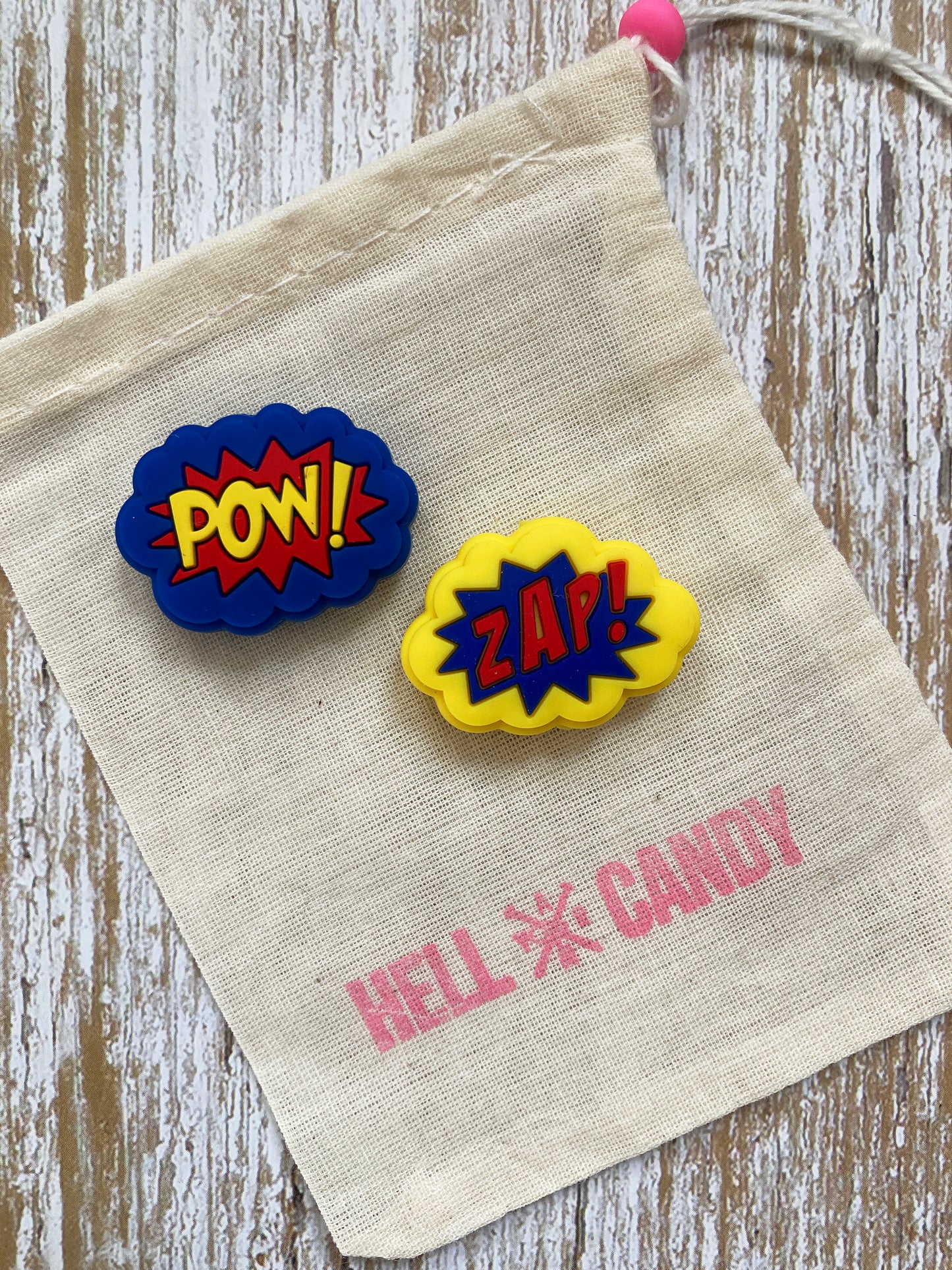 Hell Candy | Knitting Needle Protectors - Pow & Zap!