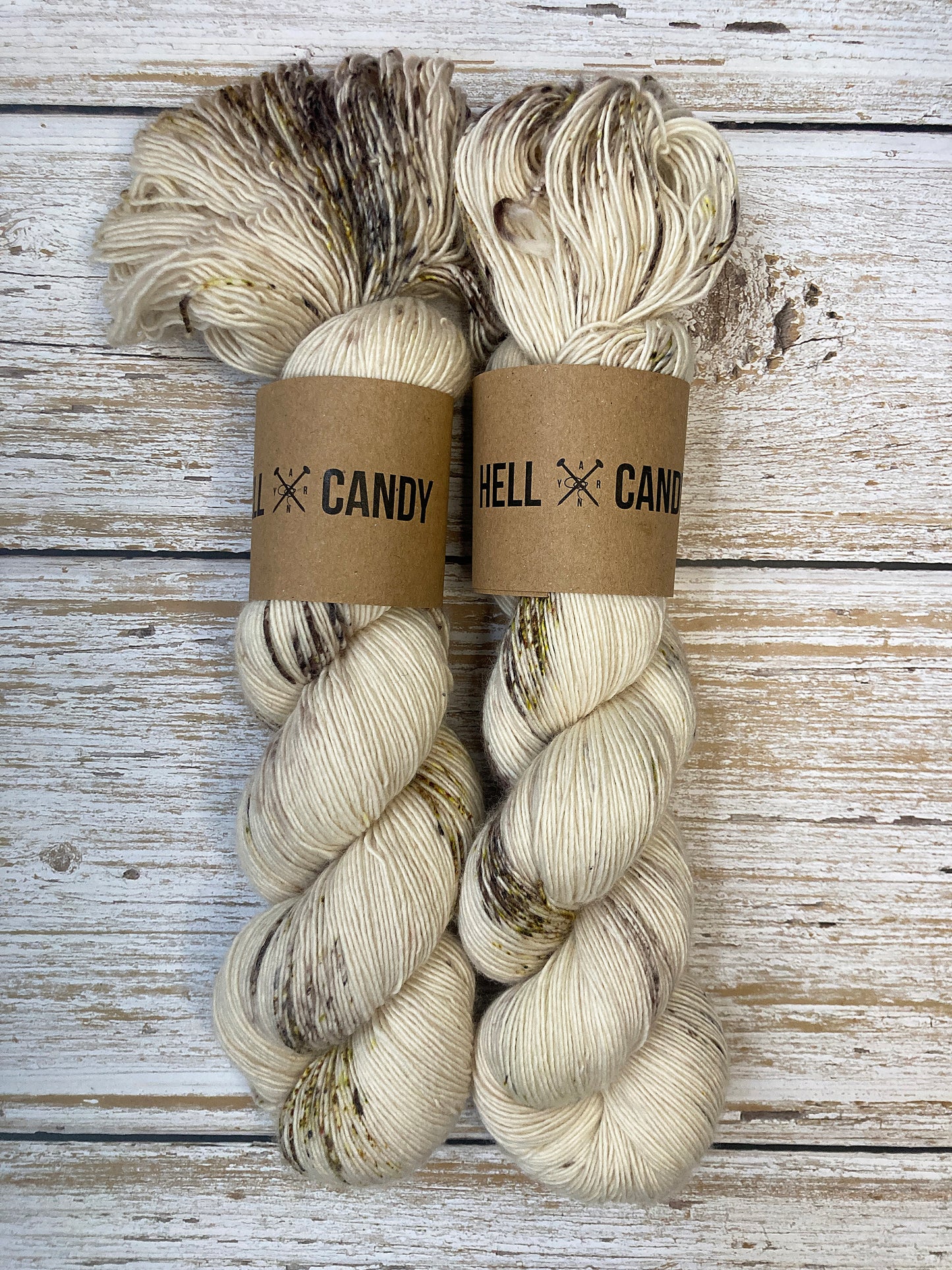 Hell Candy | hand dyed merino single ply yarn - O.M.G Dog!
