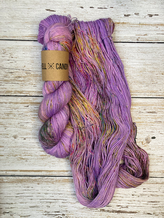 Hell Candy | hand dyed merino blend luxe sock yarn  - Elixir 2.0